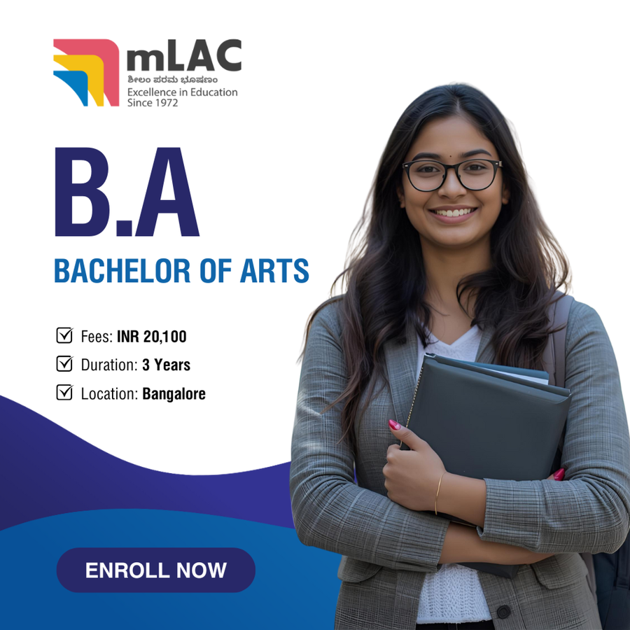 Bachelor of Arts (B.A) at Maharani Lakshmi Ammanni College for Women, Bengaluru/Bangalore