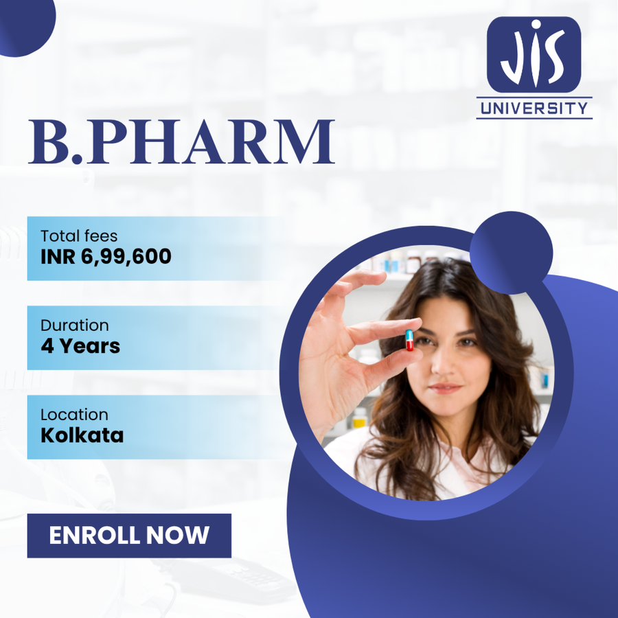 B.Pharm. at JIS University, Kolkata