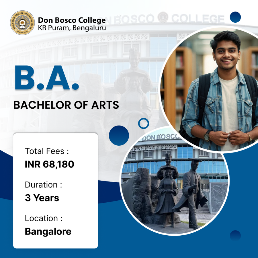 Bachelor of Arts (B.A) at Don Bosco Arts & Science College, Bengaluru/Bangalore