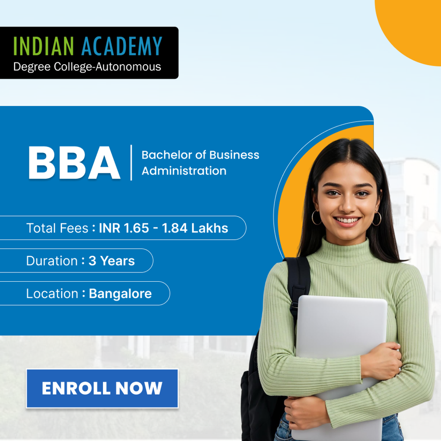 BBA at Indian Academy Degree College Autonomous, Bengaluru/Bangalore