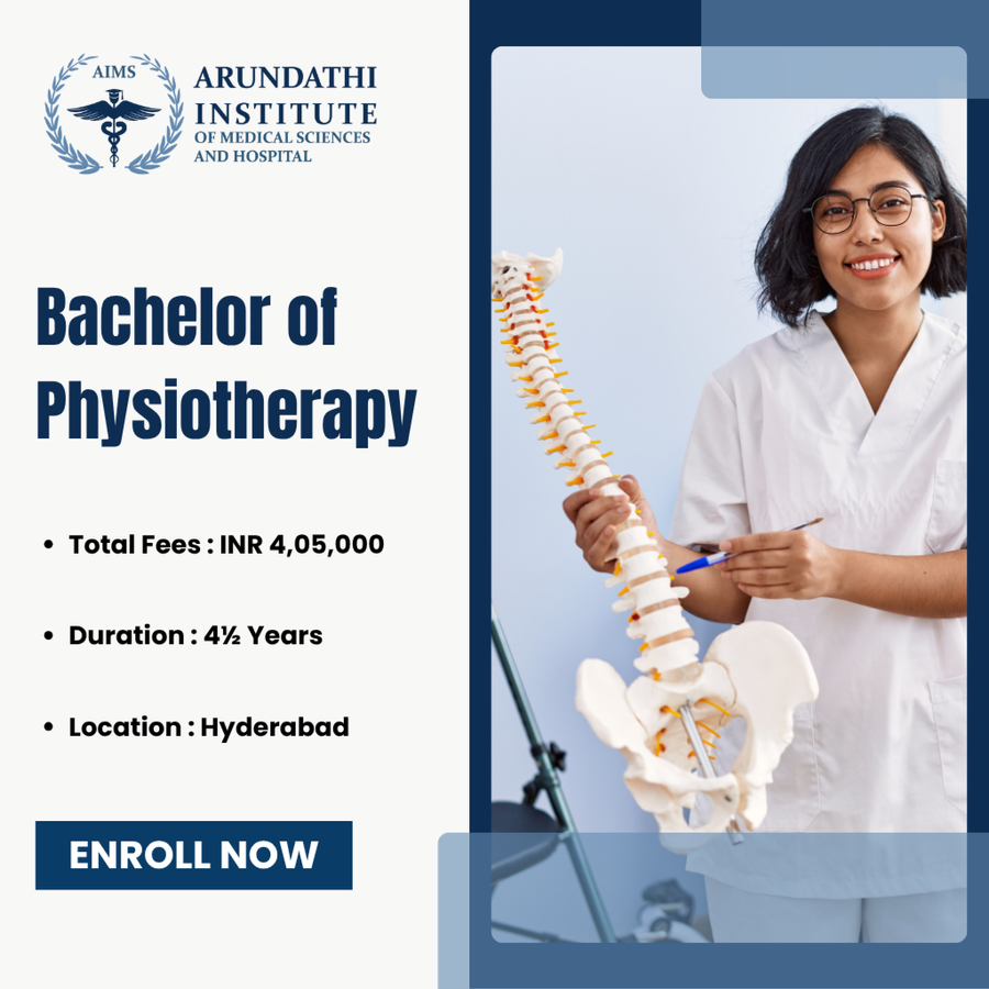 Bachelor of Physiotherapy (BPT) at Arundhati College of Physiotherapy, Hyderabad
