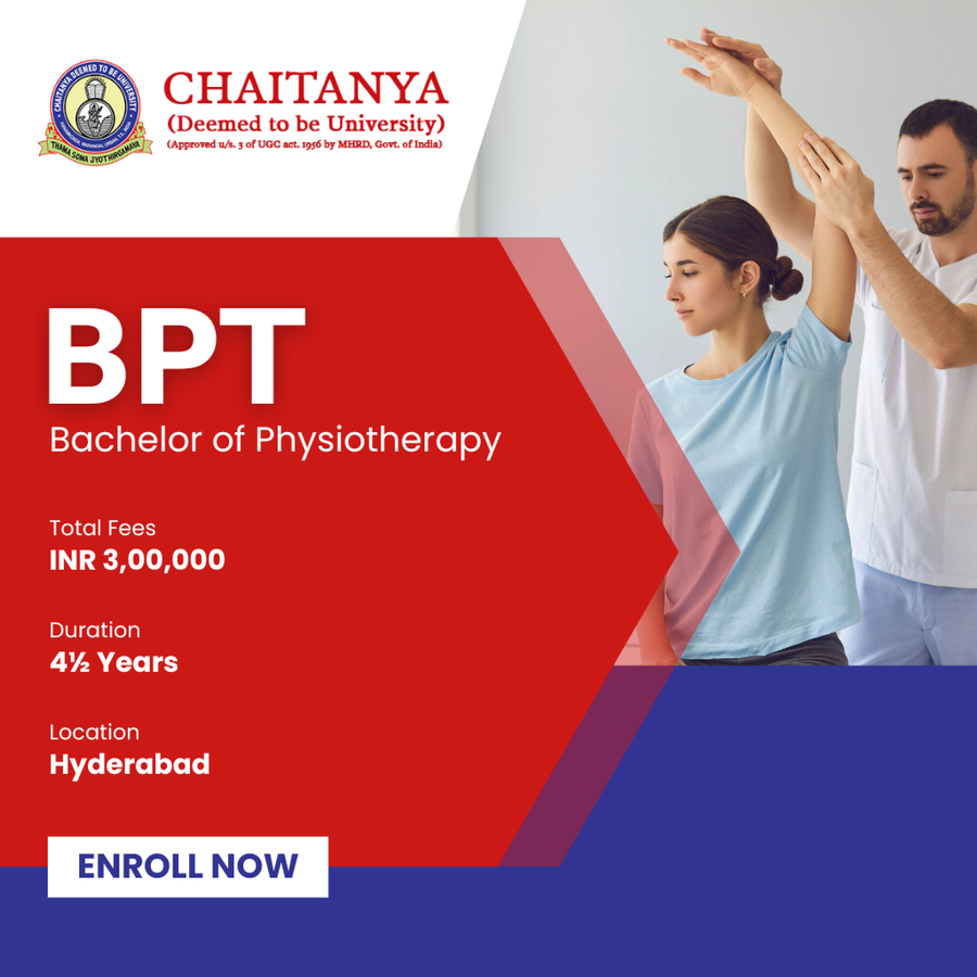 Bachelor of Physiotherapy (BPT) at Chaitanya (Deemed to be University), Hyderabad