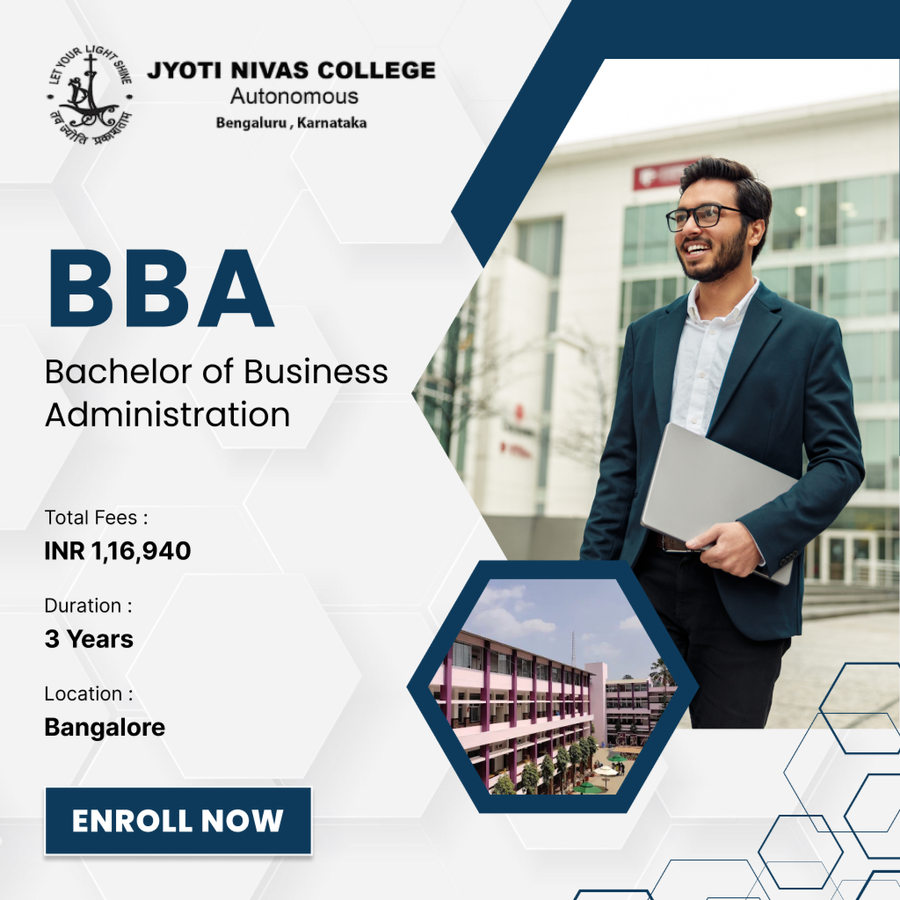 Bachelor of Business Administration (BBA) at Jyoti Nivas College, Bengaluru/Bangalore