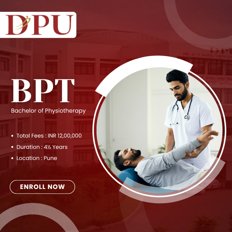 Bachelor of Physiotherapy (BPT) at Dr. D. Y. Patil College of Physiotherapy, Pune