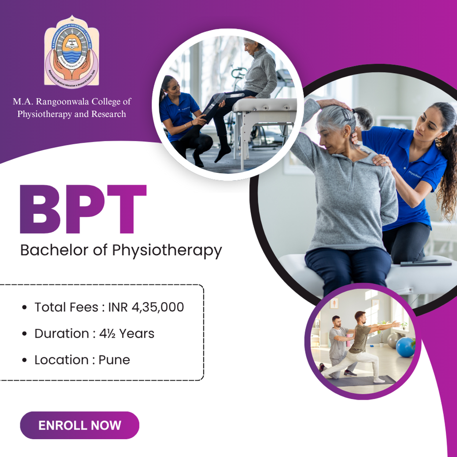 Bachelor of Physiotherapy (BPT) at M.A. Rangoonwala College of Physiotherapy and Research, Pune
