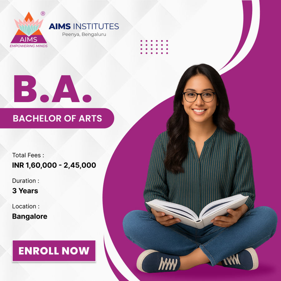 Bachelor of Arts (B.A.) at Acharya Institute of Management and Science (AIMS), Bengaluru/Bangalore