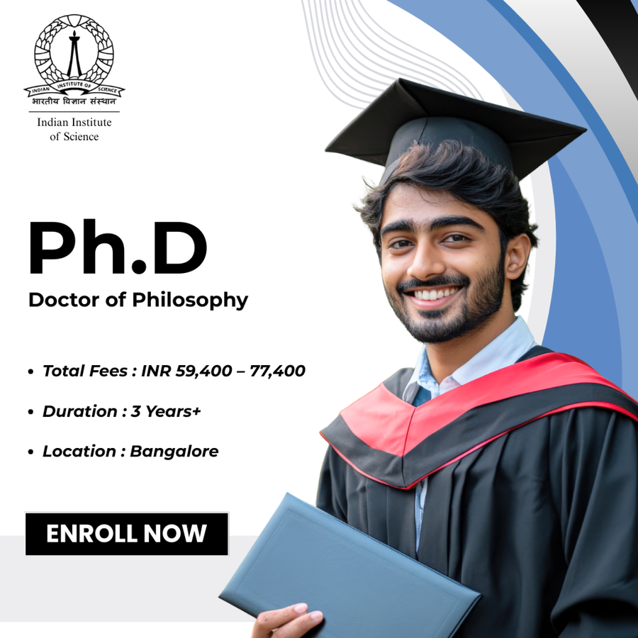 Doctor of Philosophy (Ph.D.) at Indian Institute of Science, Bengaluru/Bangalore