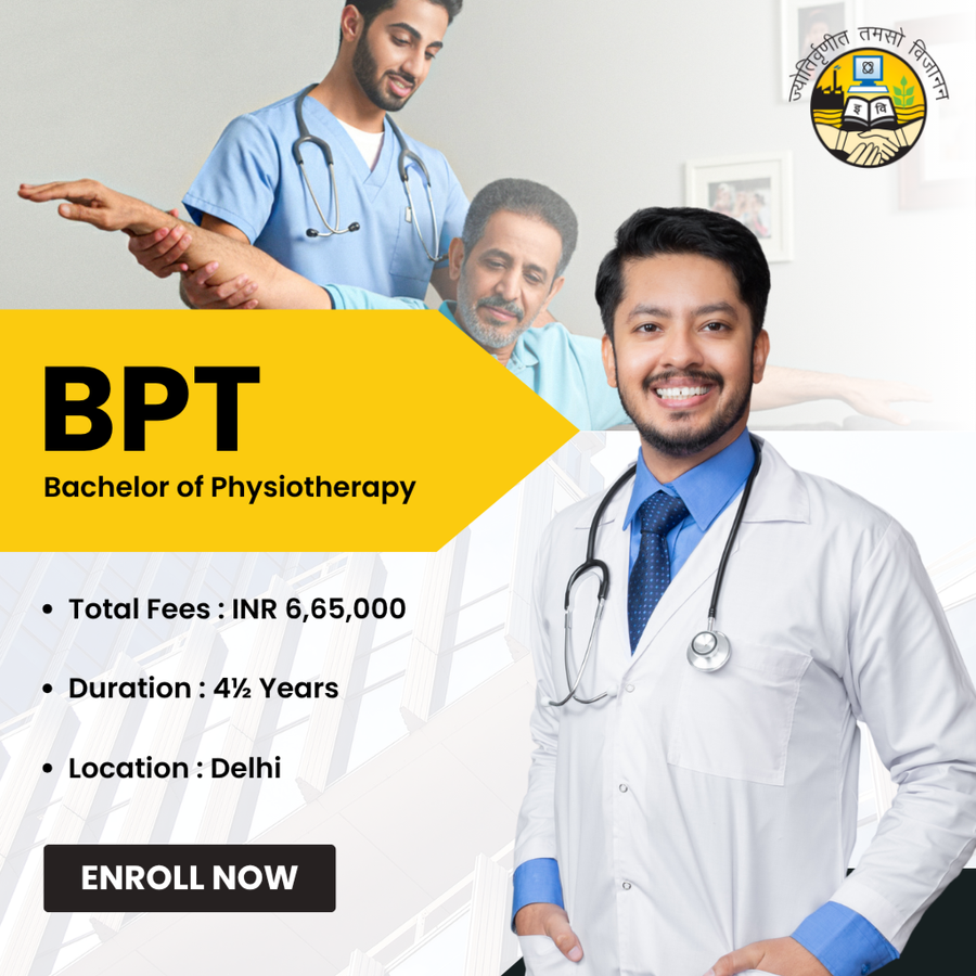 Bachelor of Physiotherapy (BPT) at Guru Gobind Singh Indraprastha University (GGSIPU), Delhi/NCR