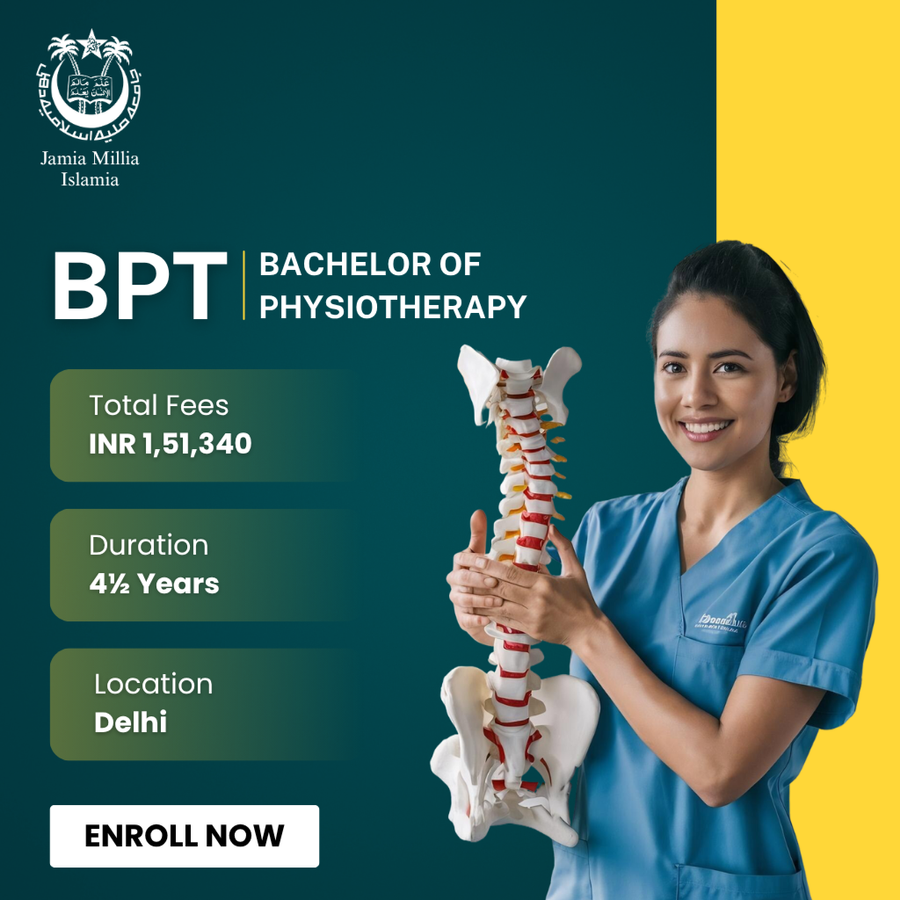 Bachelor of Physiotherapy (BPT) at Jamia Millia Islamia, Delhi/NCR
