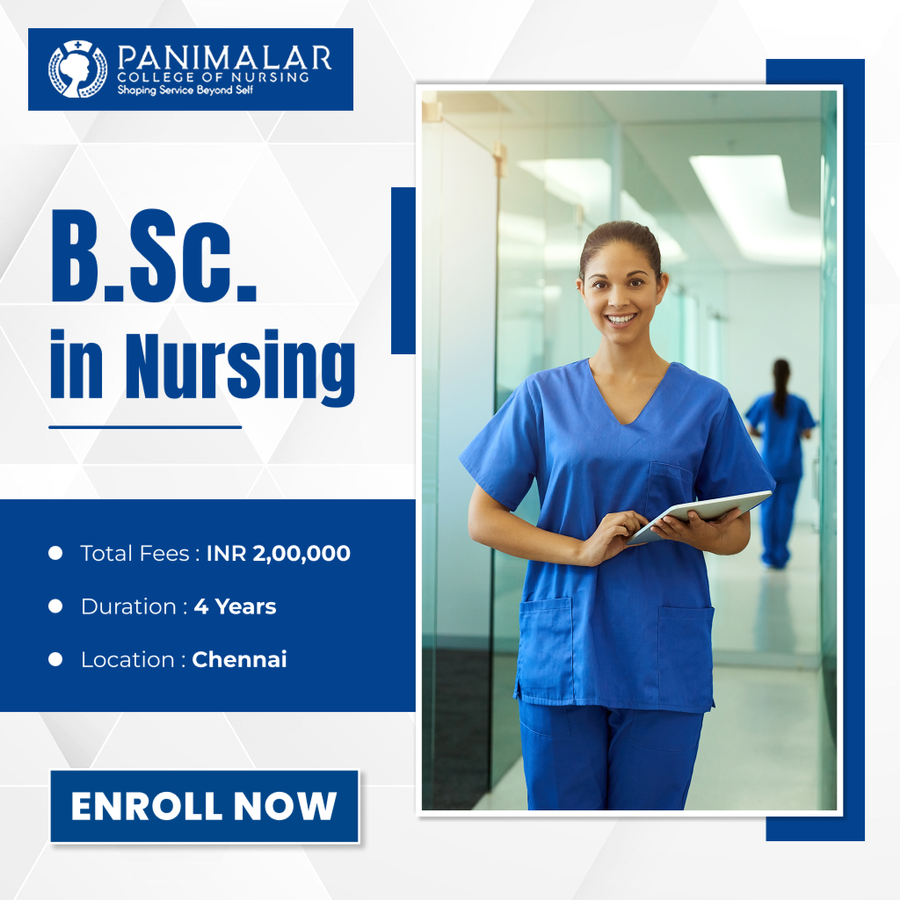 B.Sc. in Nursing at Panimalar College of Nursing, Chennai