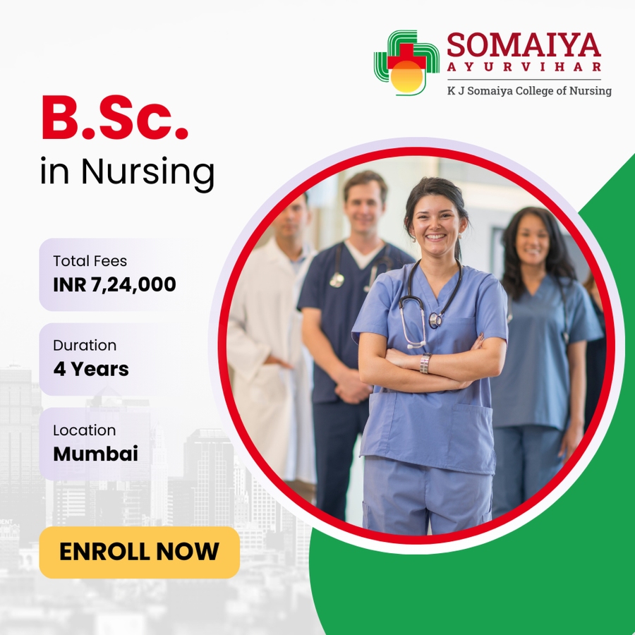 B.Sc. in Nursing at K. J. Somaiya College of Nursing, Mumbai