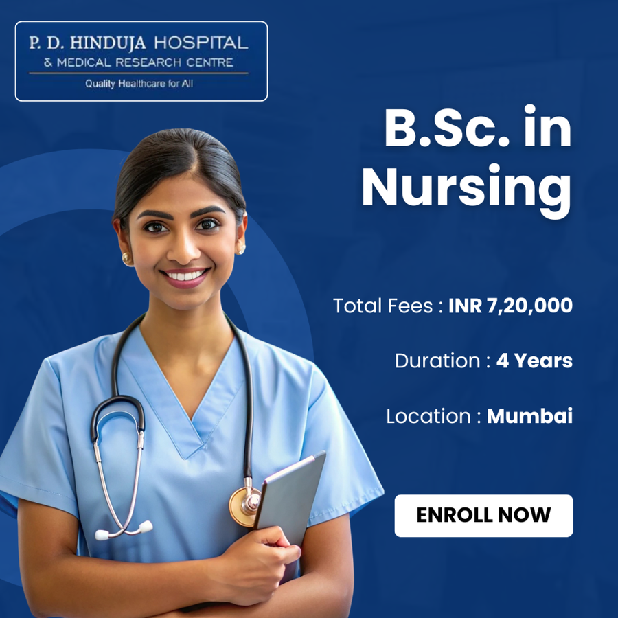 B.Sc. in Nursing at P. D. Hinduja College of Nursing, Mumbai