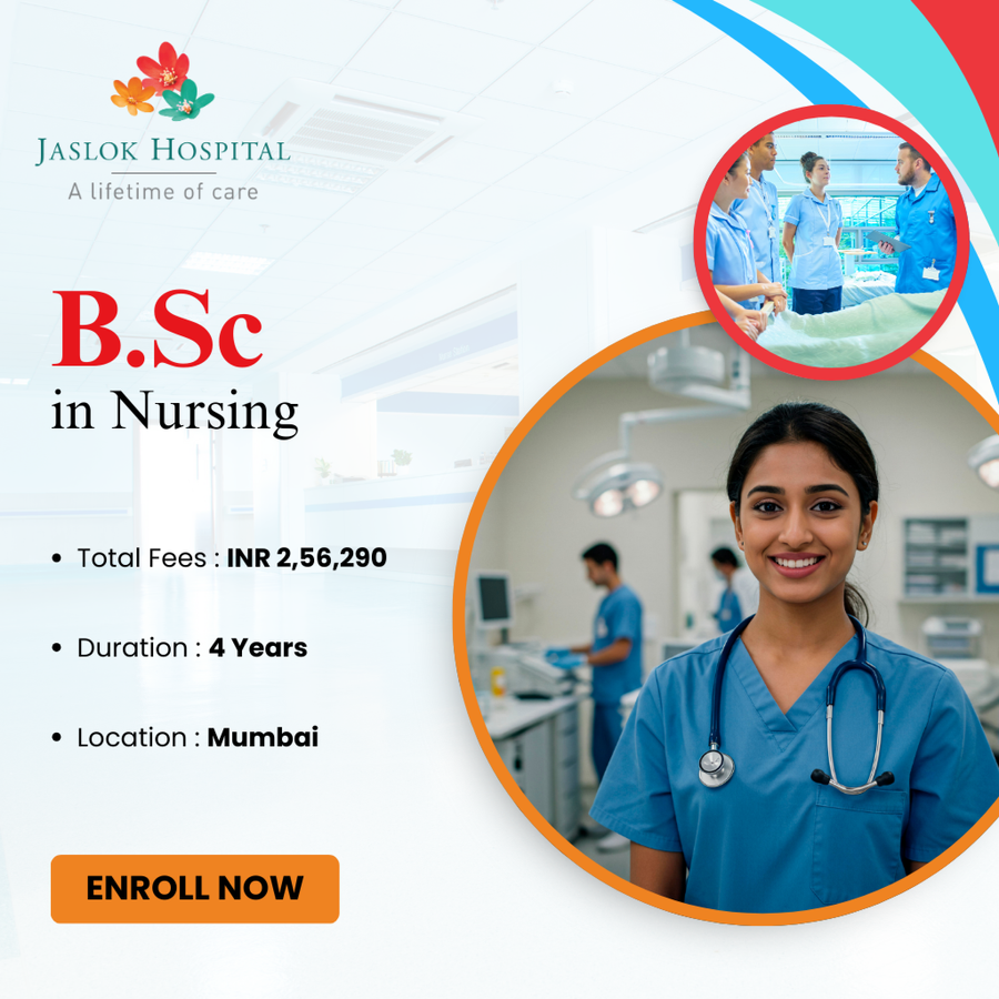 B.Sc. in Nursing at Jaslok College of Nursing, Mumbai