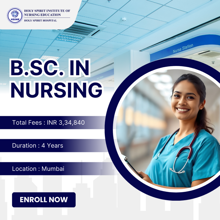 B.Sc. in Nursing at Holy Spirit Institute of Nursing Education, Mumbai