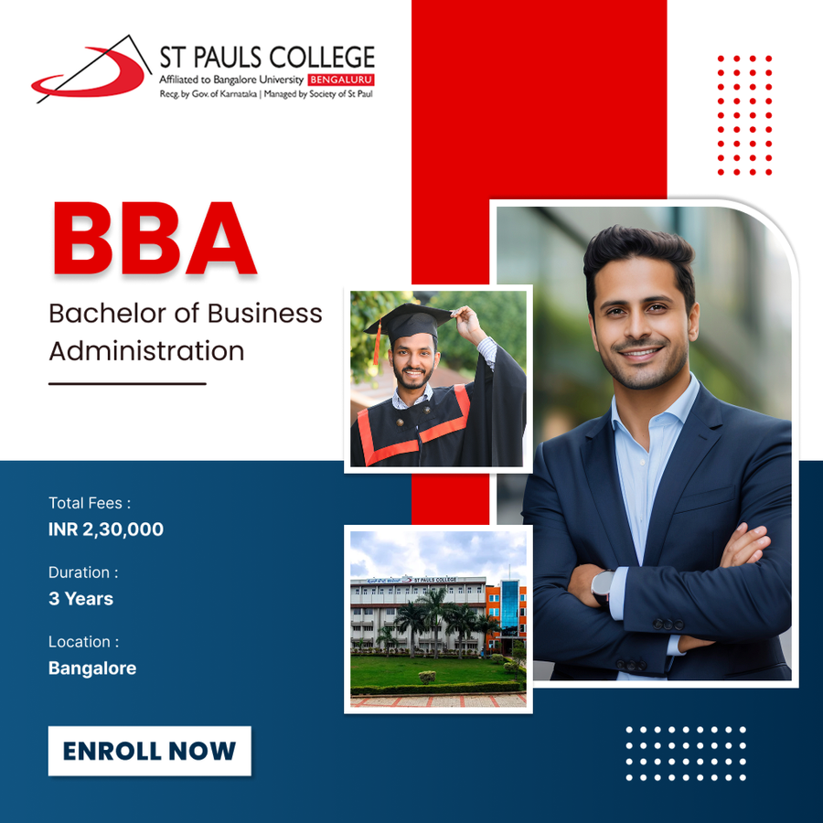 Bachelor of Business Administration (BBA) at St Pauls College, Bengaluru/Bangalore