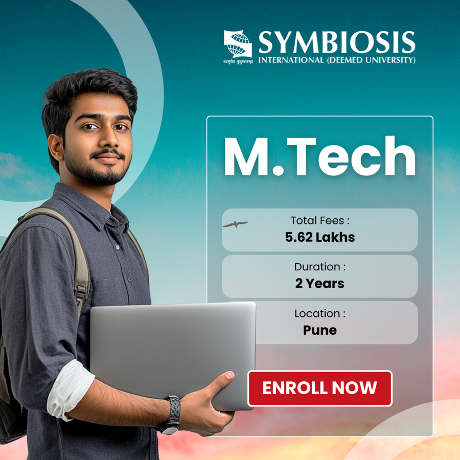 M.Tech at Symbiosis International (Deemed University), Pune