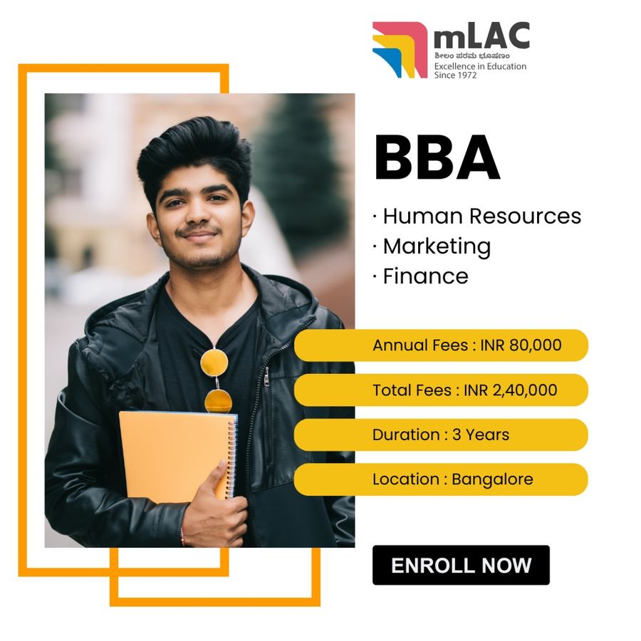 Bachelor of Business Administration (BBA) at Maharani Lakshmi Ammanni College for Women, Autonomous (mLAC), Bengaluru/Bangalore