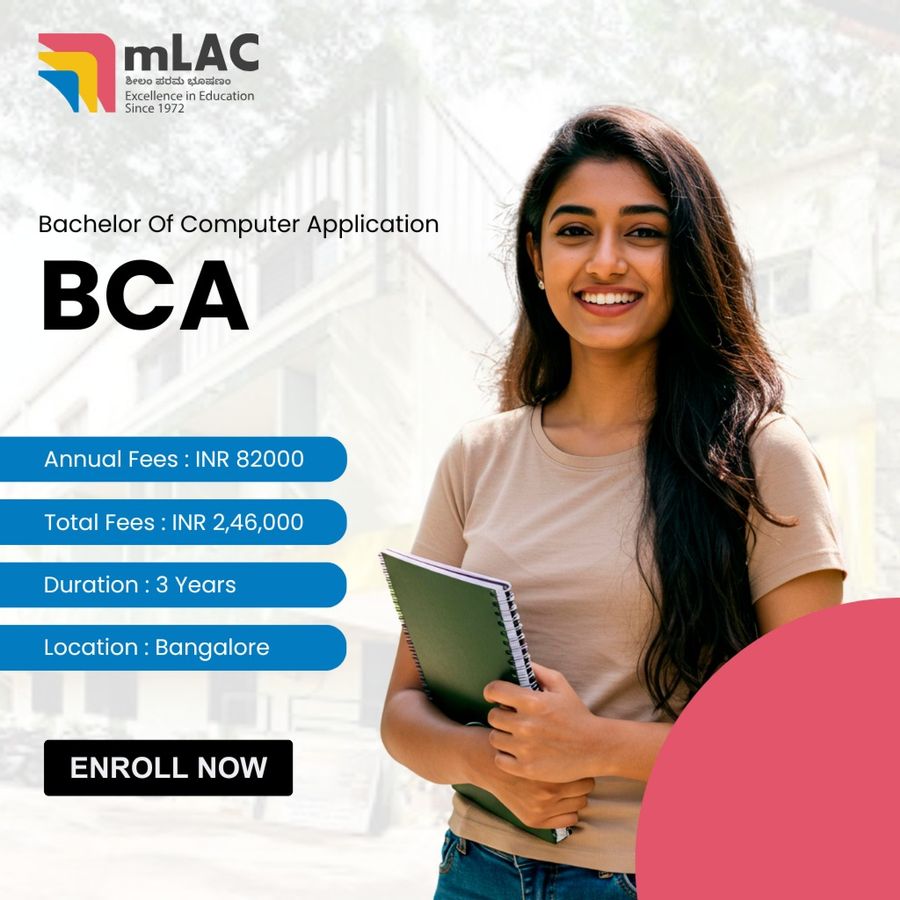 Bachelor Of Computer Application (BCA) at Maharani Lakshmi Ammanni College for Women, Autonomous (mLAC), Bengaluru/Bangalore