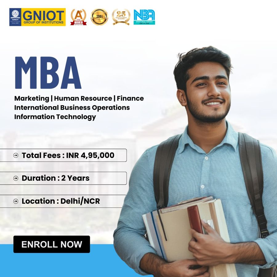 Master of Business Administration (MBA) at GNIOT Group of Institutions, Delhi/NCR