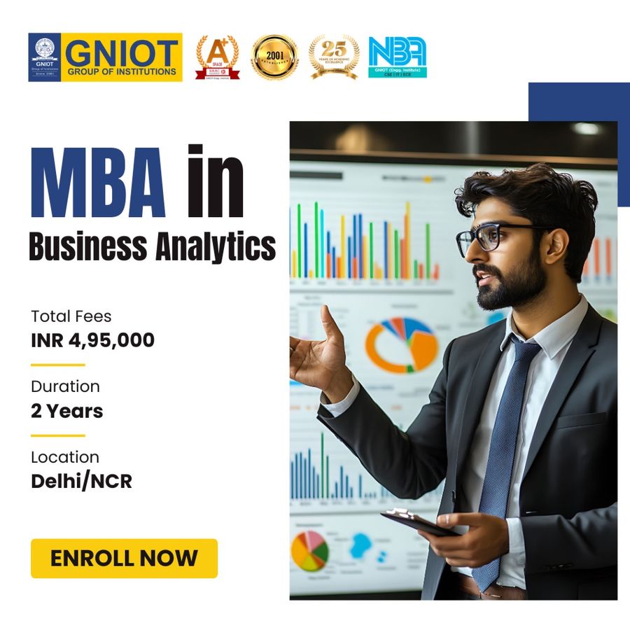 MBA in Business Analytics at GNIOT Group of Institutions, Delhi/NCR