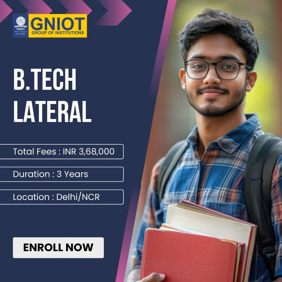 B.Tech (Lateral) at GNIOT Group of Institutions, Delhi/NCR