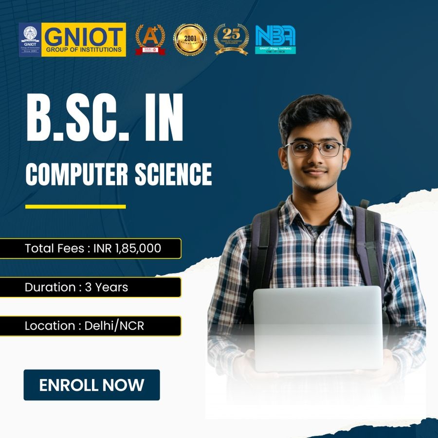 B.Sc. in Computer Science at GNIOT Group of Institutions, Delhi/NCR