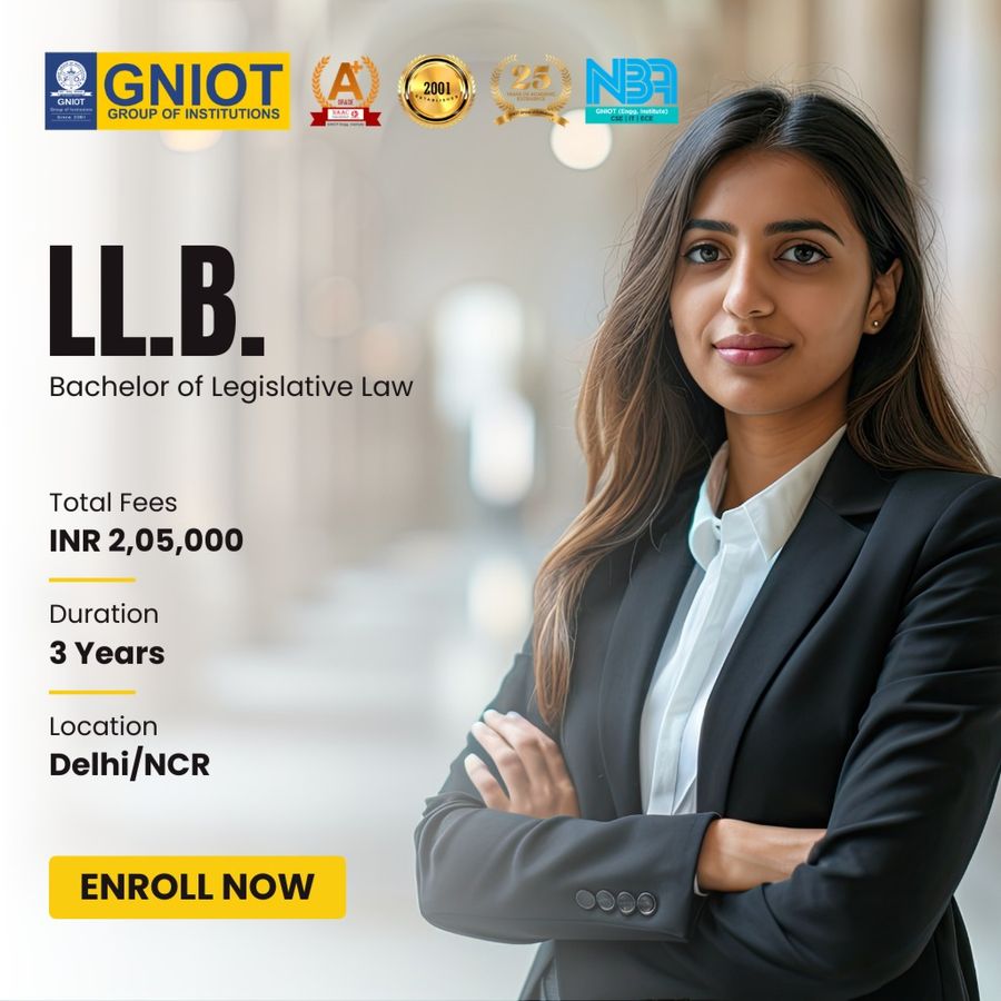 Bachelor of Laws (LL.B) at GNIOT Group of Institutions, Delhi/NCR