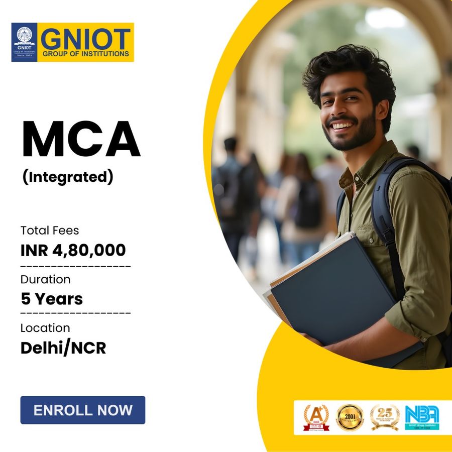 MCA (Integrated) at GNIOT Group of Institutions, Delhi/NCR