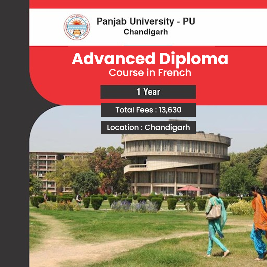 Advanced Diploma Course in French at Panjab University, Chandigarh