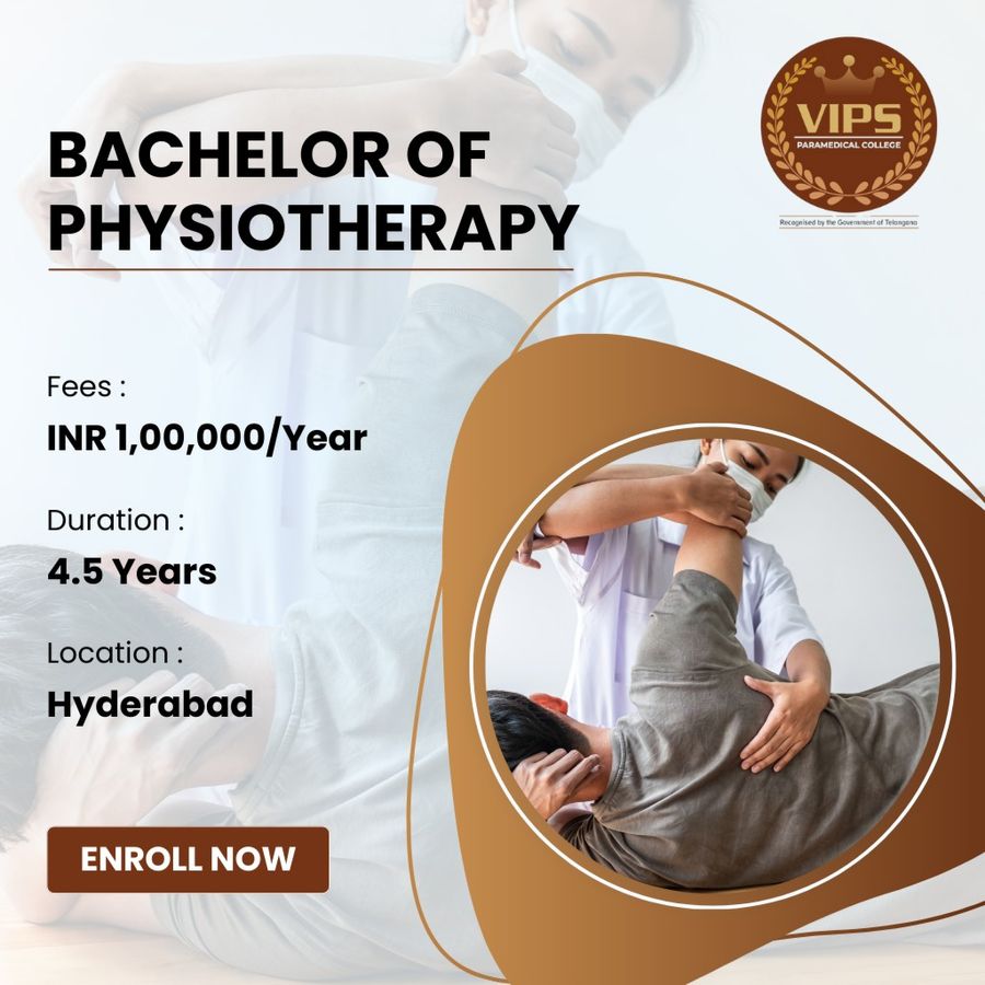 Bachelor of Physiotherapy (BPT) at Vertex Institute of Paramedical Science, Hyderabad