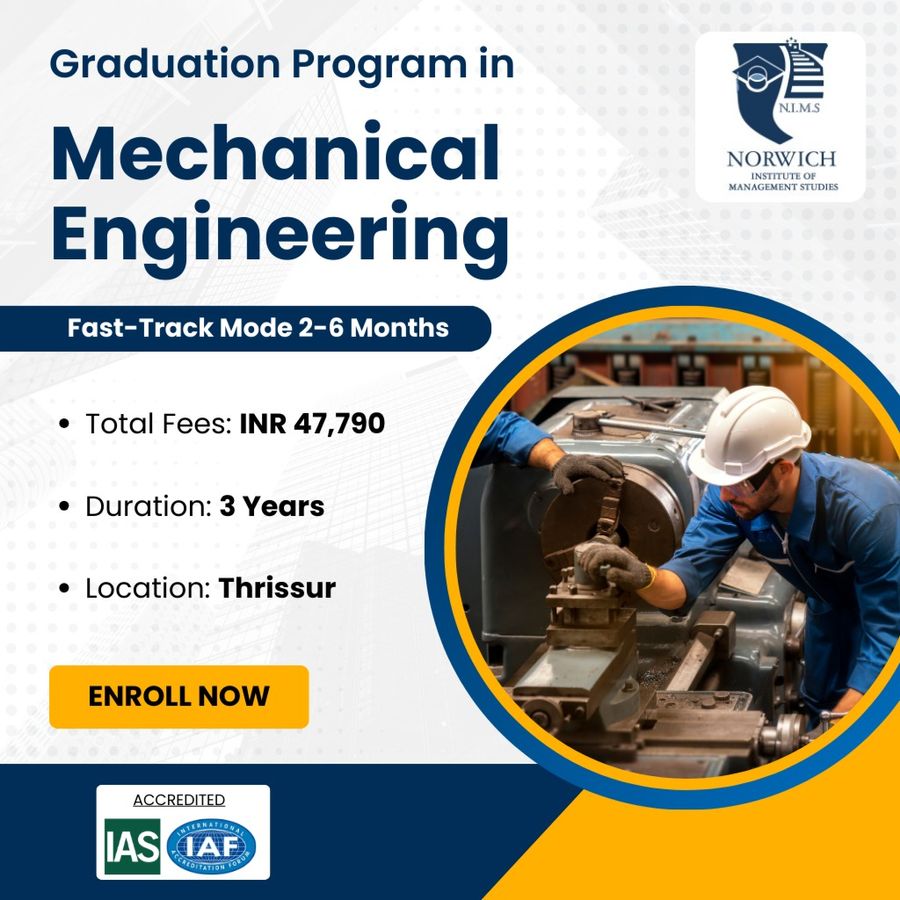 Graduation Program in Mechanical Engineering at Norwich Institute of Management Studies, Thrissur