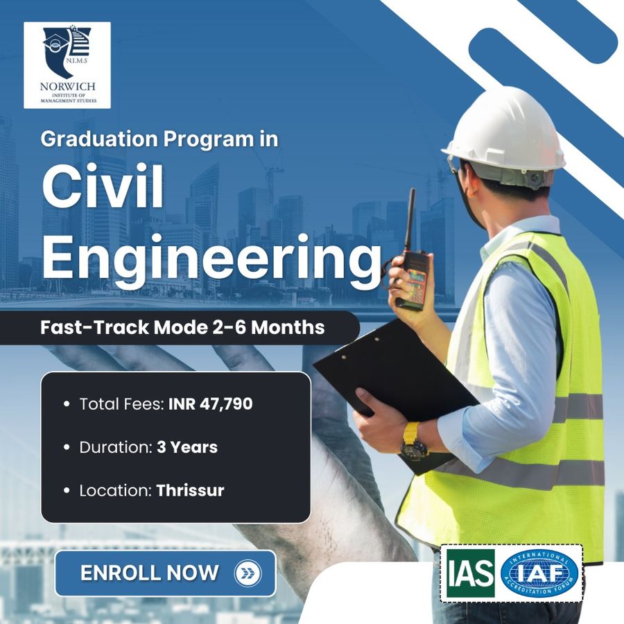 Graduation Program in Civil Engineering at Norwich Institute of Management Studies, Thrissur