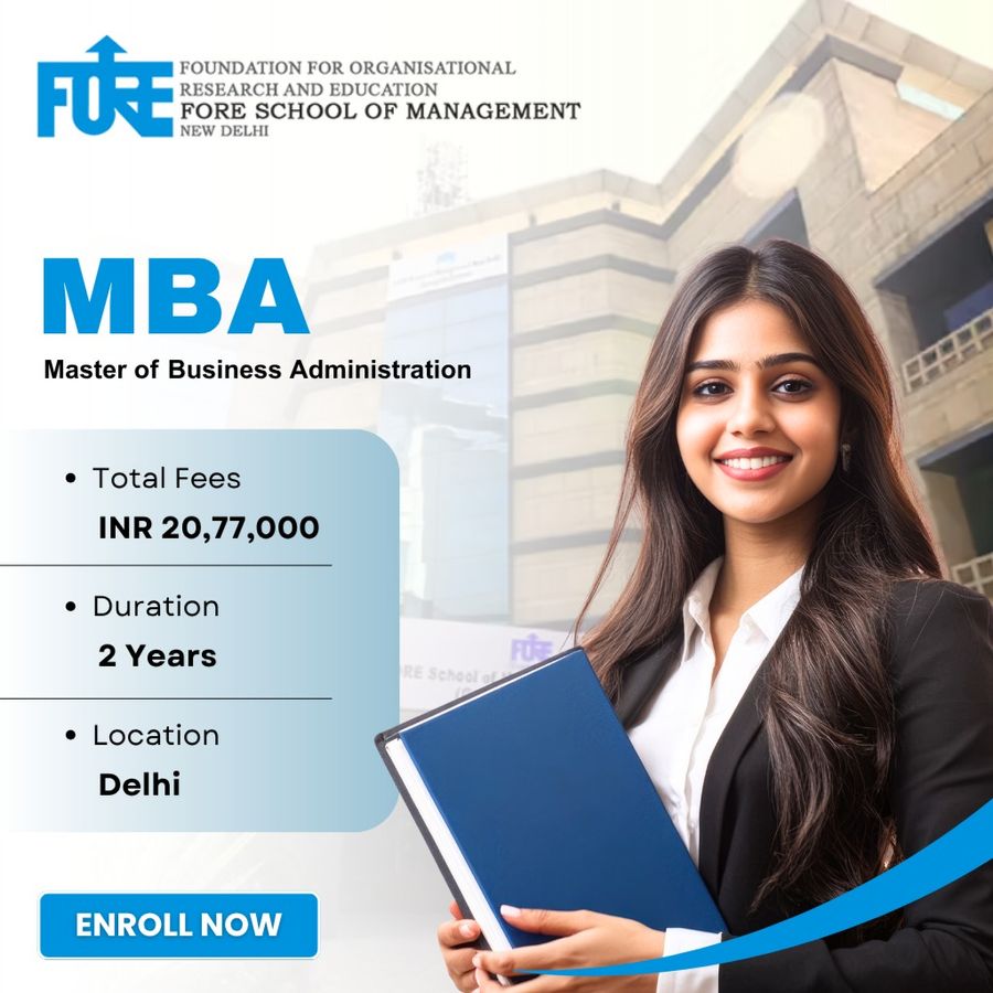 MBA at FORE School of Management, Delhi/NCR