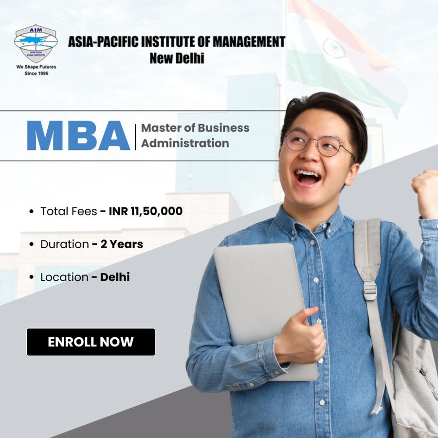 MBA at Asia-Pacific Institute of Management, Delhi/NCR