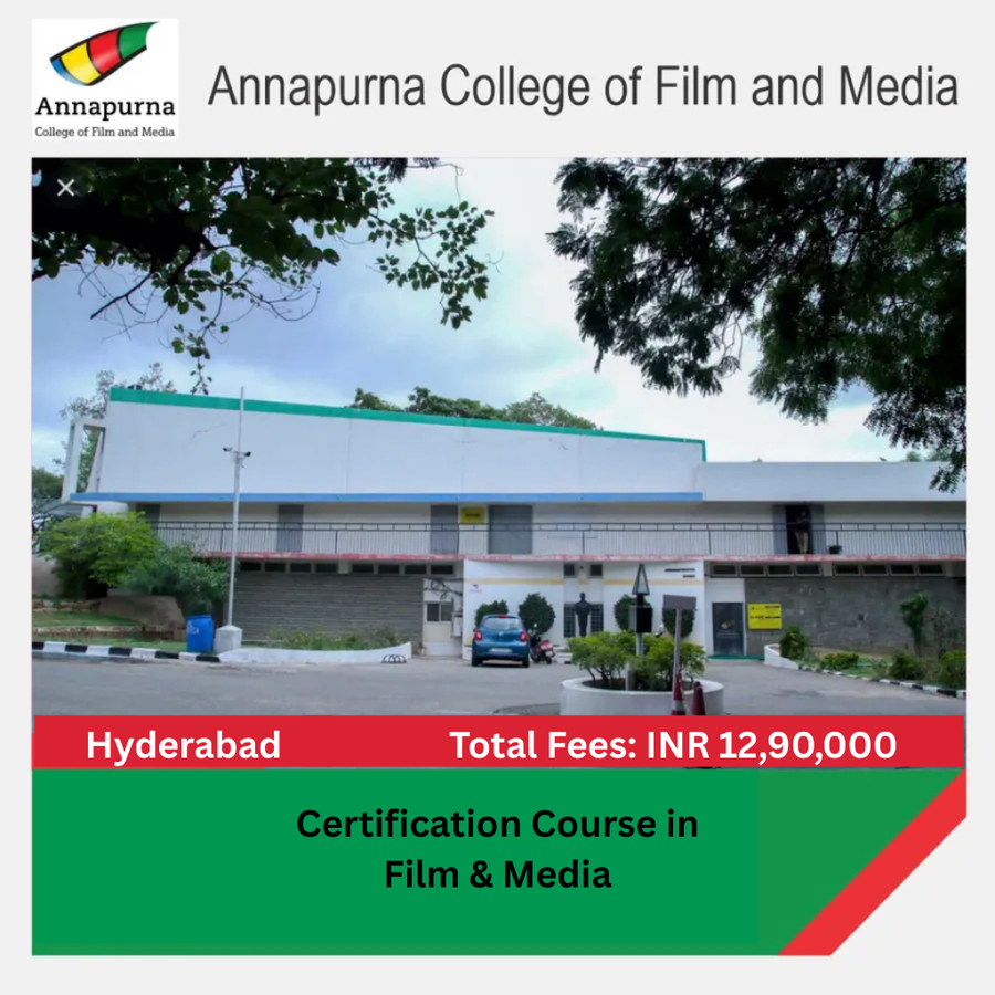 Certification Course in Film & Media at Annapurna College of Film and Media, Hyderabad