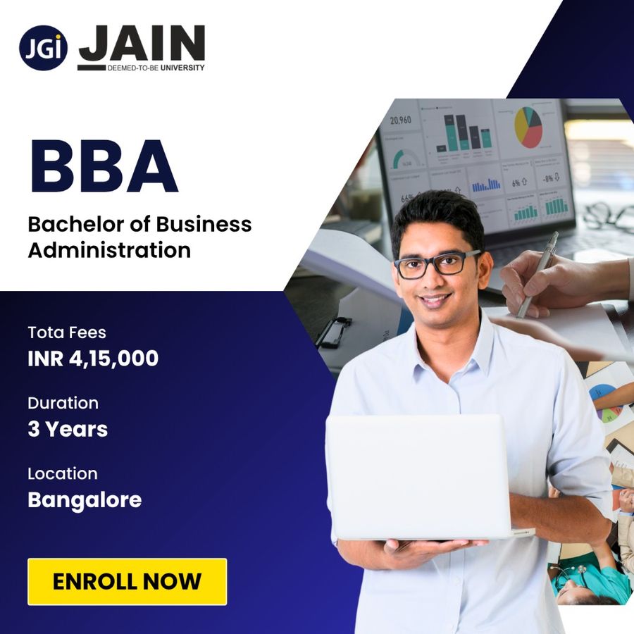 BBA in Entrepreneurship at Jain (Deemed-to-be University), Bengaluru/Bangalore