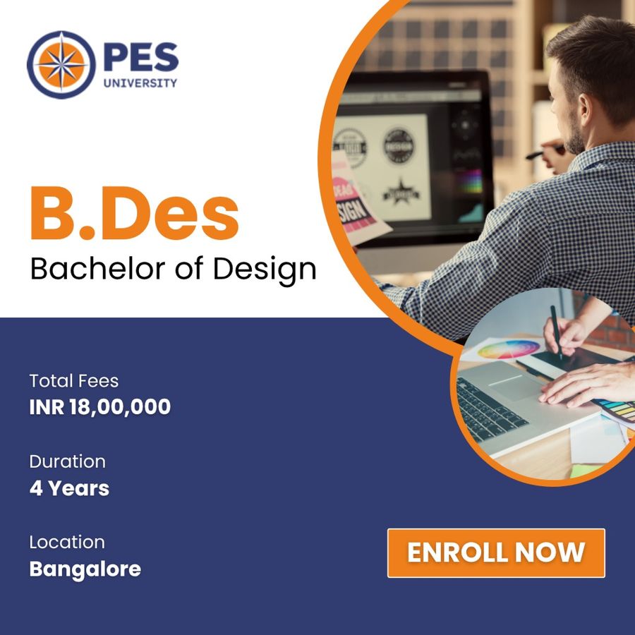 Bachelor of Design (B.Des) at PES University, Bengaluru/Bangalore