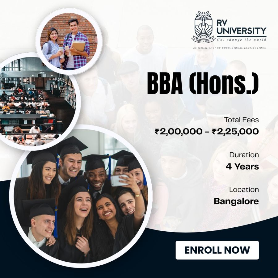 BBA (Hons.) at R.V. University, Bengaluru/Bangalore