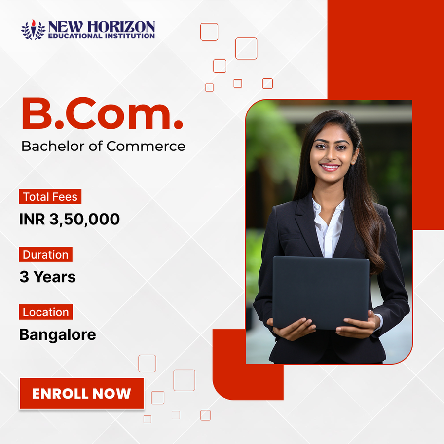 Bachelor of Commerce (B.Com) at New Horizon Educational Institution (NHEI), Bengaluru/Bangalore