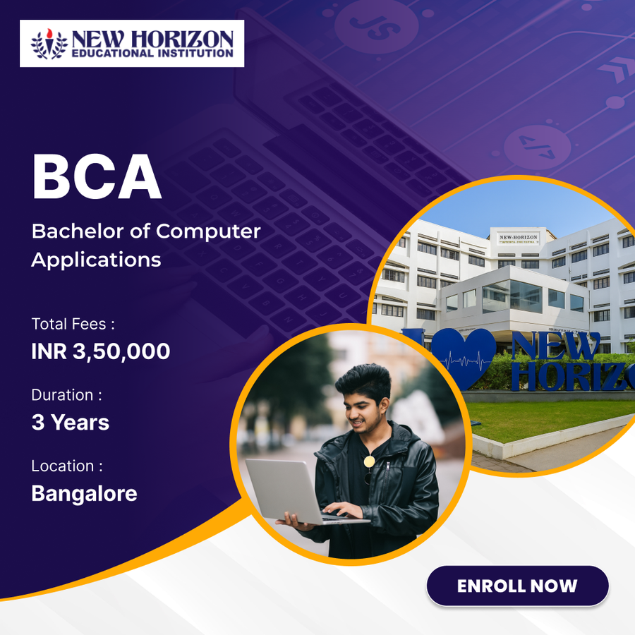 Bachelor of Computer Applications (BCA) at New Horizon Educational Institution (NHEI), Bengaluru/Bangalore