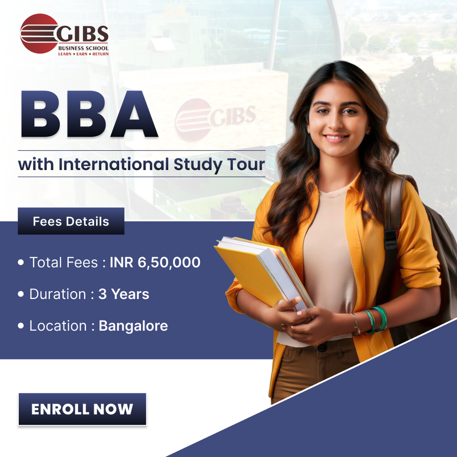 BBA with International Study Tour at GIBS Business School, Bengaluru/Bangalore