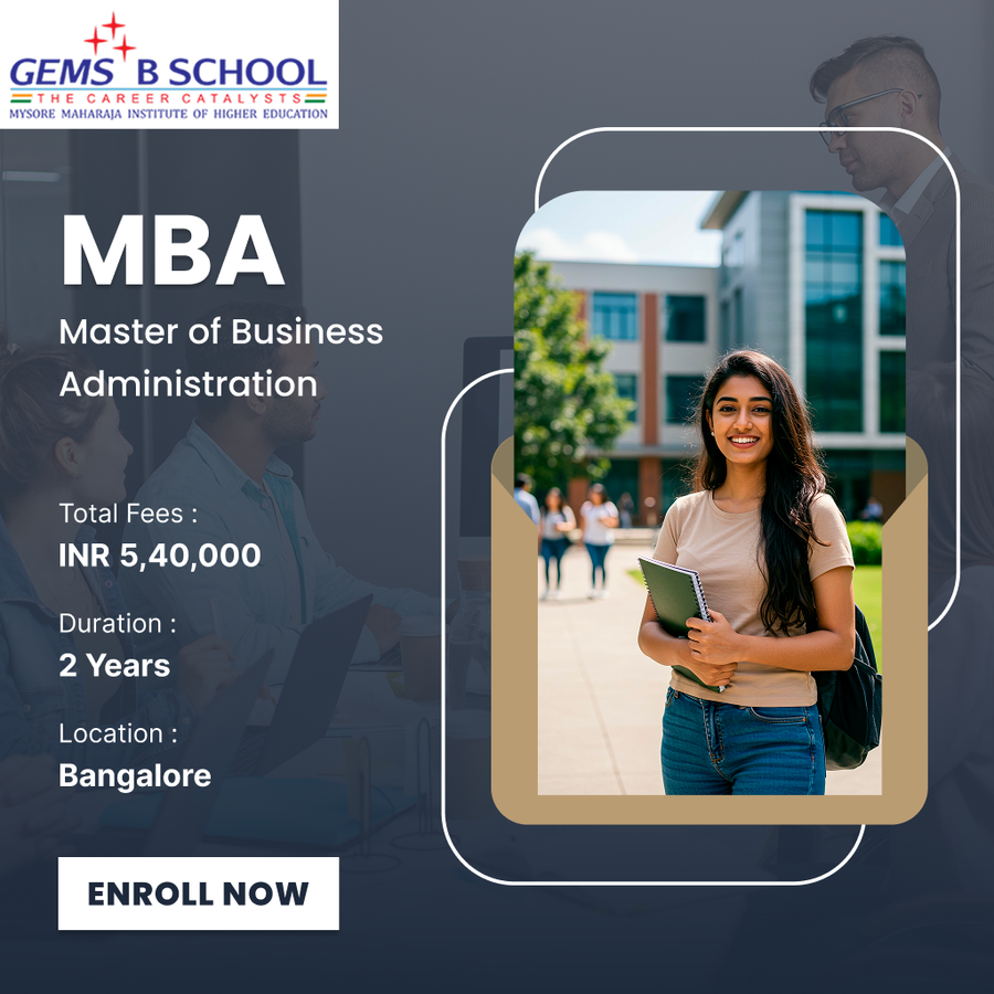 MBA at GEMS B School, Bengaluru/Bangalore