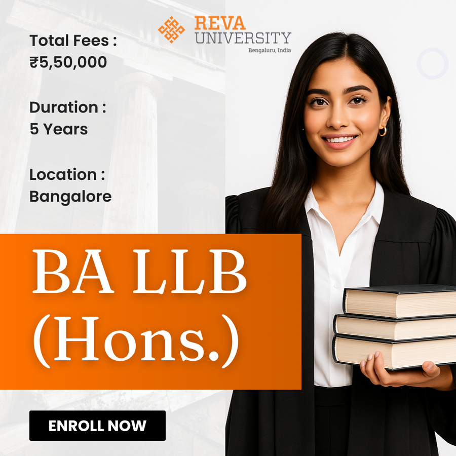 BA LLB (Hons.) at Reva University, Bengaluru/Bangalore