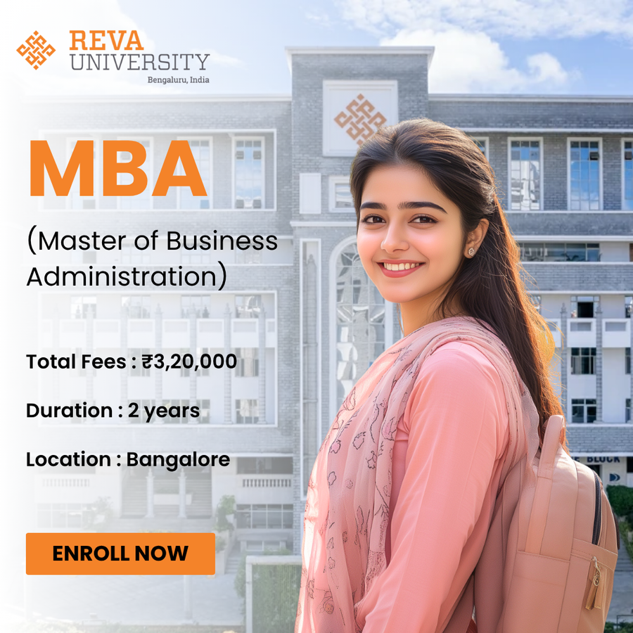 Master of Business Administration (MBA) at Reva University, Bengaluru/Bangalore