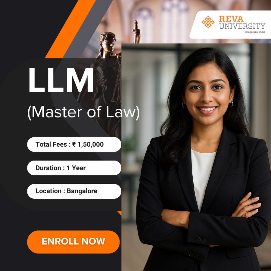 Master of Law (LLM) at Reva University, Bengaluru/Bangalore