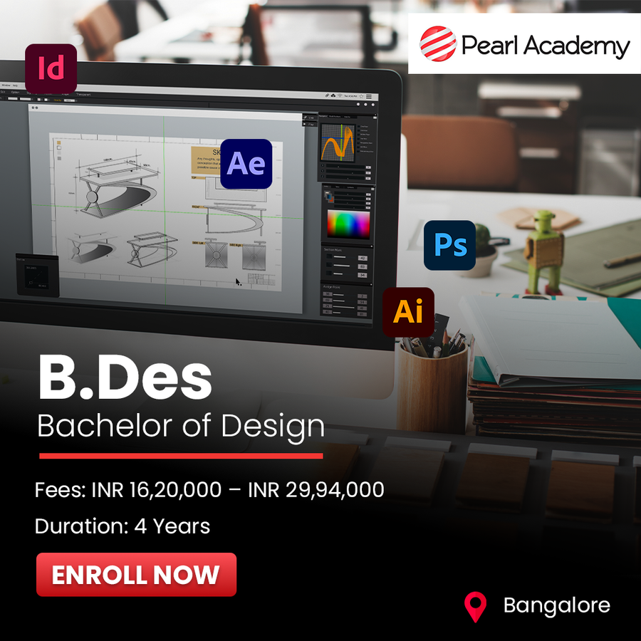 Bachelor of Design (B.Des) at Pearl Academy, Bengaluru/Bangalore