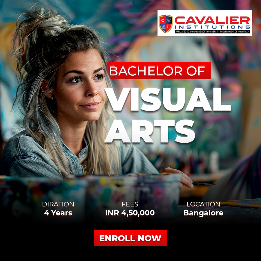 Bachelor of Visual Arts (BVA) at Cavalier Institutions, Bengaluru/Bangalore