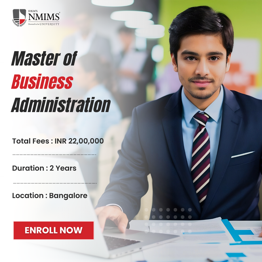 Master of Business Administration (MBA) at NMIMS Deemed to be University, Bengaluru/Bangalore